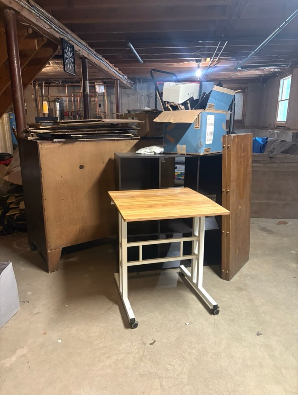 Before: Basement Cleanout · Central MA